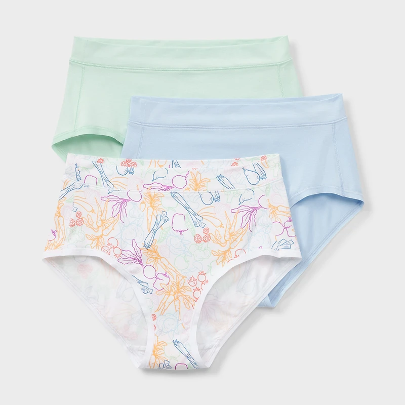 Women's Plus Dang Soft Modern Briefs 3-Pack