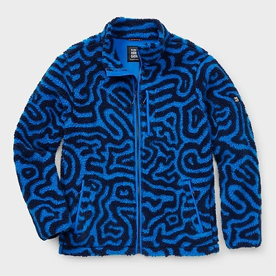 Men's AKHG Kindler Pile Fleece Full Zip Jacket