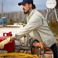 Men's Fire Hose Lightweight Long Sleeve Work Shirt