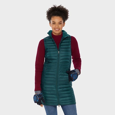 Women's Down Right Long Vest