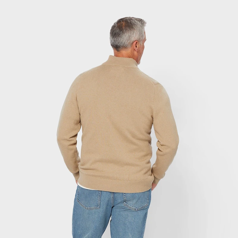 Men's Strongarm 1/4 Zip Mock Sweater