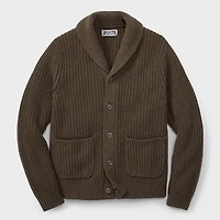 Men's Lambswool Shawl Collar Cardigan