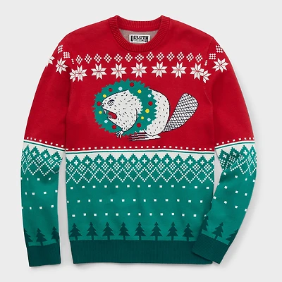 Men's Ugly Beaver Fair Isle Crew Sweater