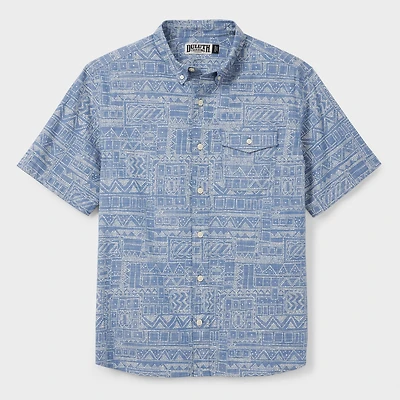Men's Drumlin Slub Cotton Relaxed Fit Short Sleeve Shirt