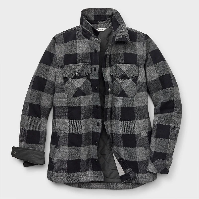 Women's Plus Folklore Flannel Insulated Shirt Jac