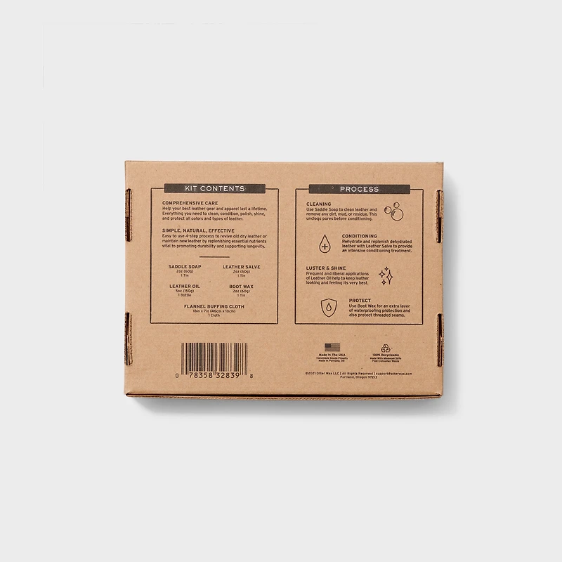 Otter Wax Leather Care Kit
