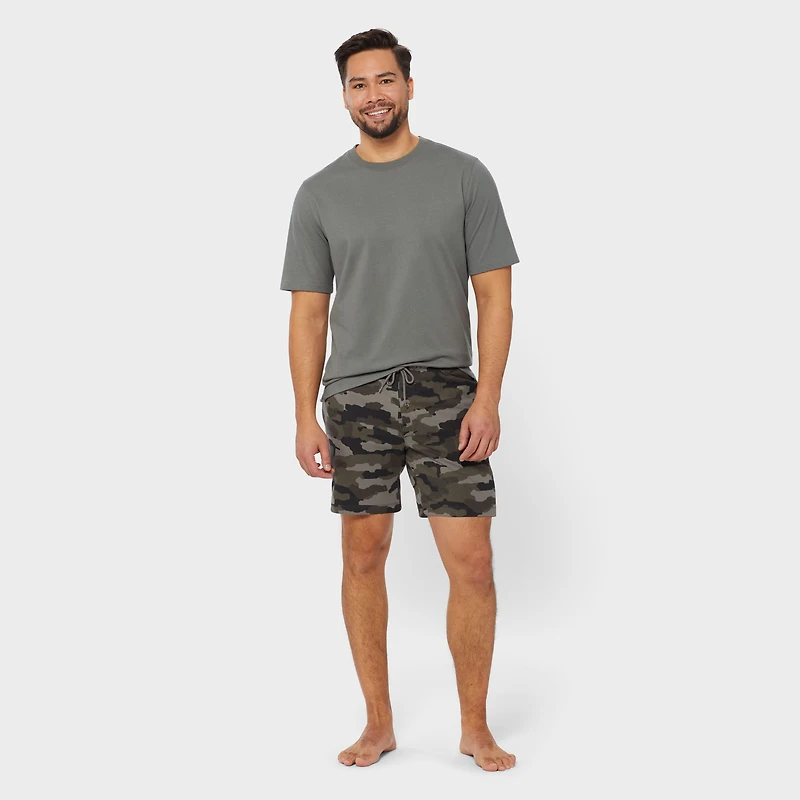 Men's Lumber Jams Cotton Short Sleeve Sleep Set