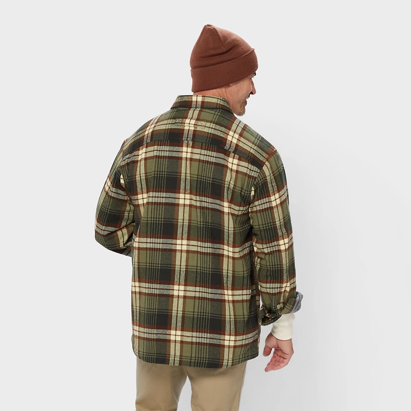 Men's Flapjack Fleece-lined Relaxed Fit Shirt Jac