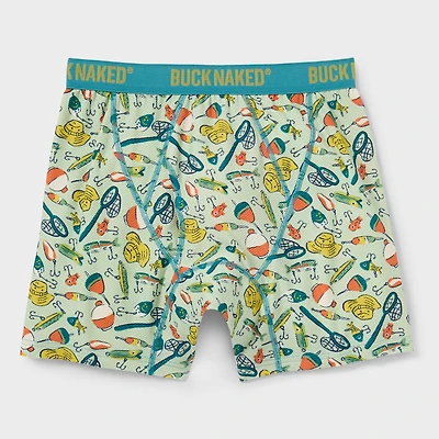 Men's Buck Naked Pattern Boxer Briefs