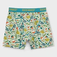 Men's Buck Naked Pattern Boxer Briefs