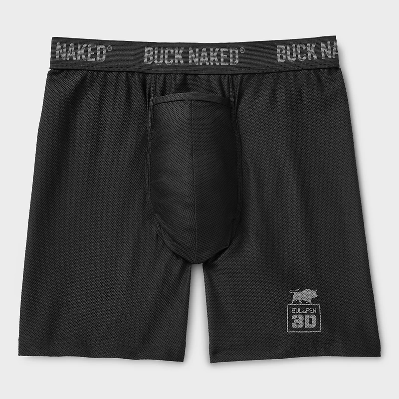 Men's Buck Naked Bullpen 3D Boxer Briefs