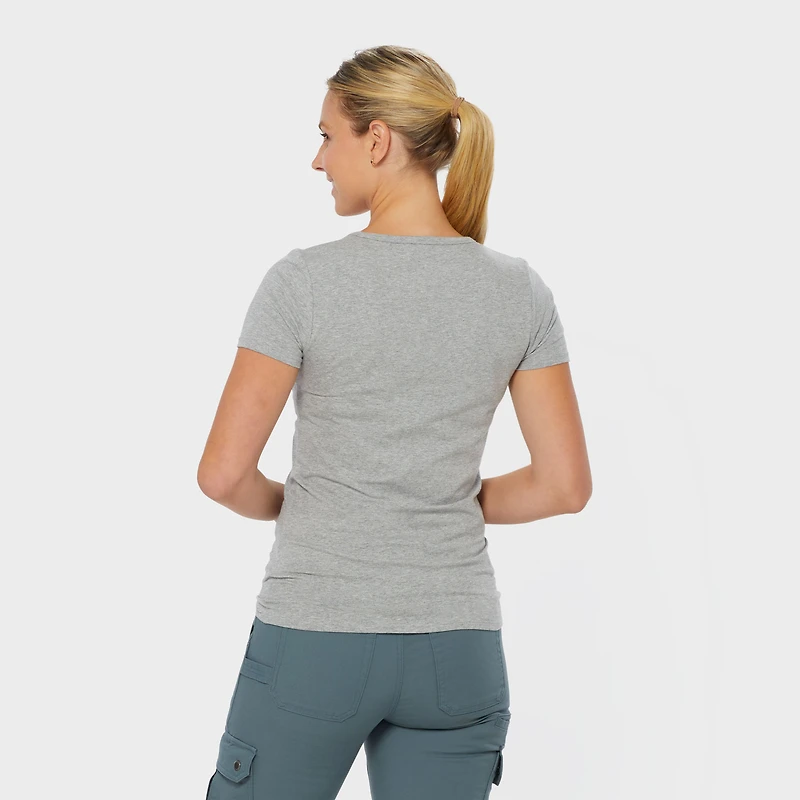 Women's No Yank Short Sleeve V-Neck Tee