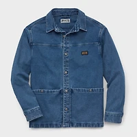 Men's Indigo Dobby Chore Coat