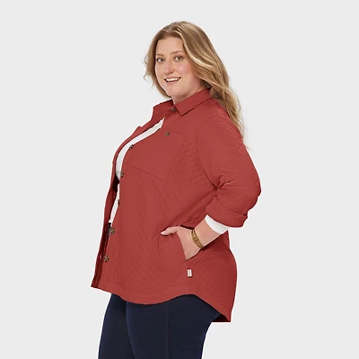 Women's Plus AirLoc Quilted Shirt Jac