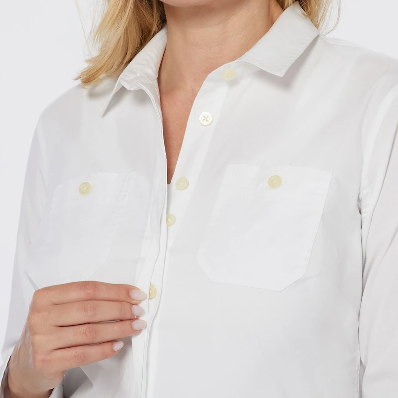 Women's Printmaker Cotton Poplin Long Sleeve Shirt