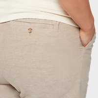 Women's Plus Overeasy Lightweight Hemp Capris