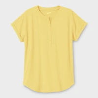 Women's Lightweight Longtail T Short Sleeve Henley