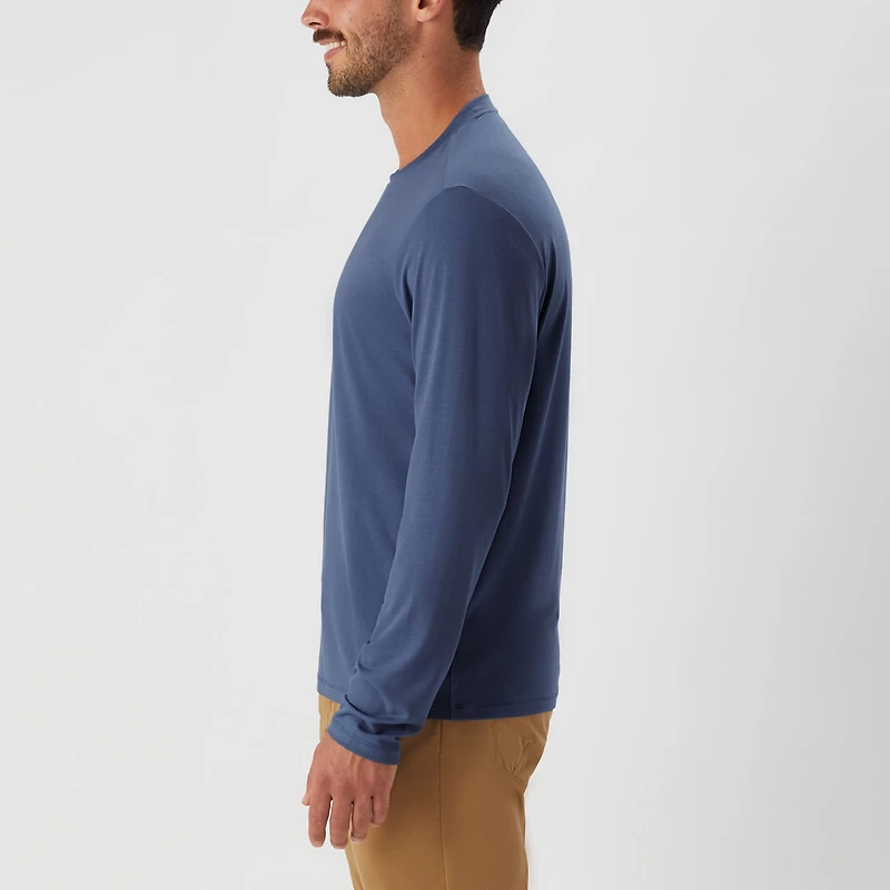 Men's AKHG Renew Bamboo Long Sleeve Crew