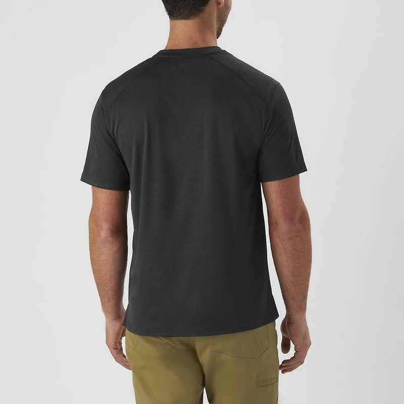 Men's AKHG Tun-Dry Short Sleeve Henley