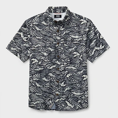 Men's AKHG Mountain Stream Relaxed Fit Short Sleeve Shirt