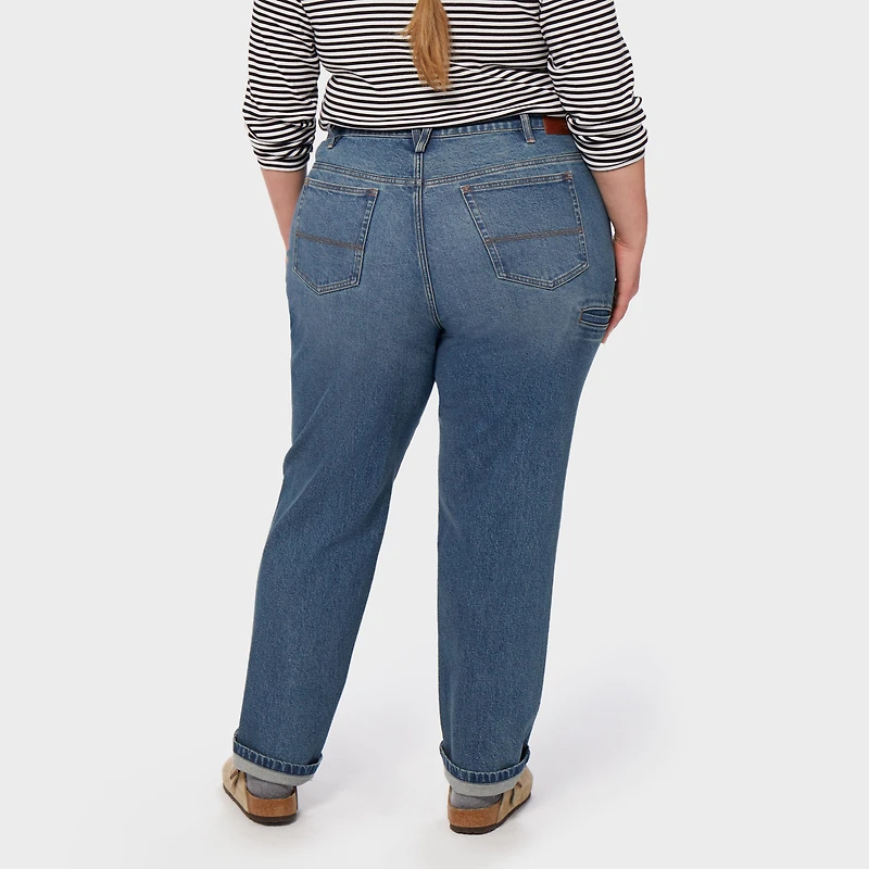 Women's Plus Duluth Heritage Hi-Rise Straight Leg Jeans