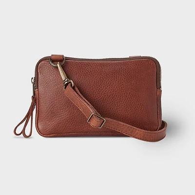 Lifetime Leather Dual Zip Wallet