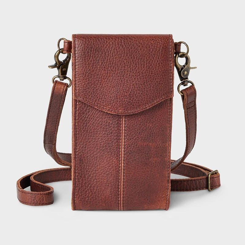 Lifetime Leather Crossbody Phone Case