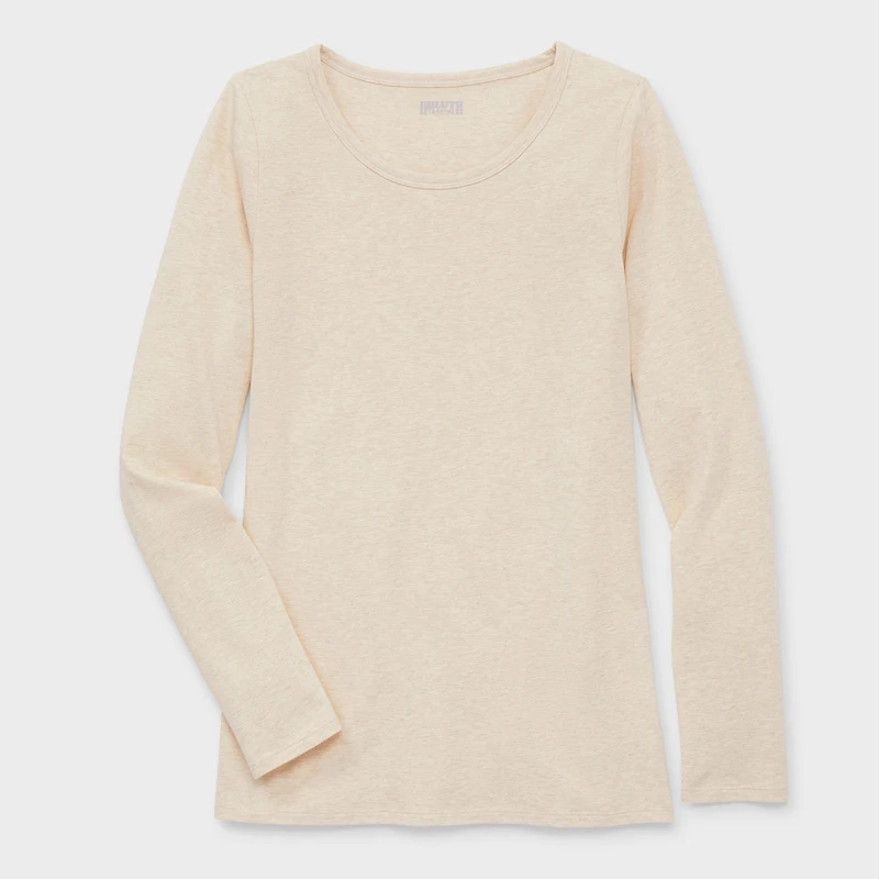 Women's No-Yank Long Sleeve Scoopneck T-Shirt