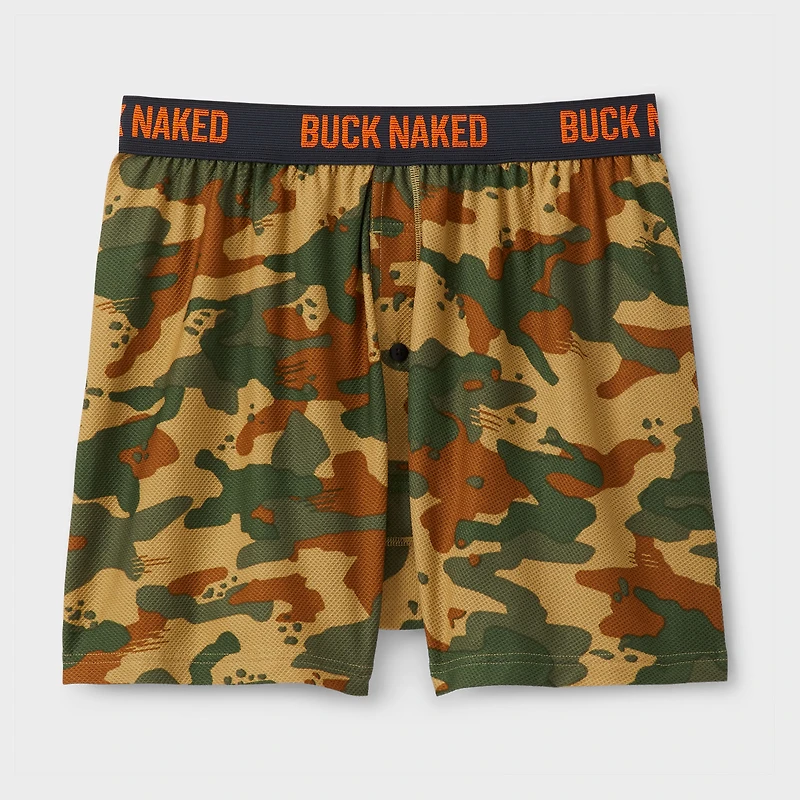 Men's Buck Naked Pattern Boxers