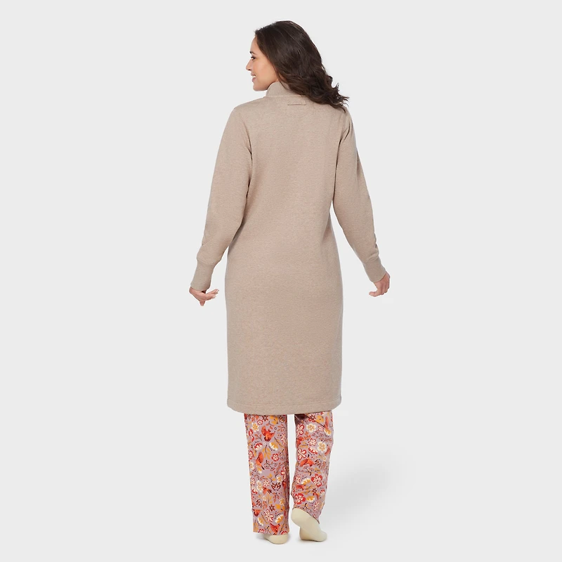 Women's Souped-Up Fleece Zip Up Robe