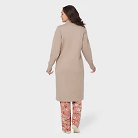 Women's Souped-Up Fleece Zip Up Robe