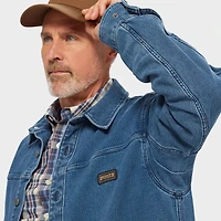 Men's Indigo Dobby Chore Coat