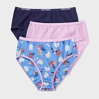 Women's Plus Buck Naked Briefs 3-Pack