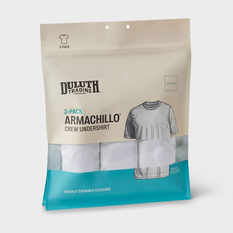 Men's Armachillo Crew Undershirt 3-Pack