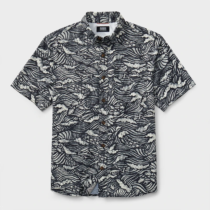 Men's AKHG Mountain Stream Standard Fit Short Sleeve Shirt