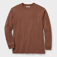 Men's Longtail T Standard Fit Long Sleeve Pocket Crew