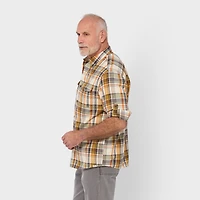 Men's Indian Madras Relaxed Fit Work Shirt