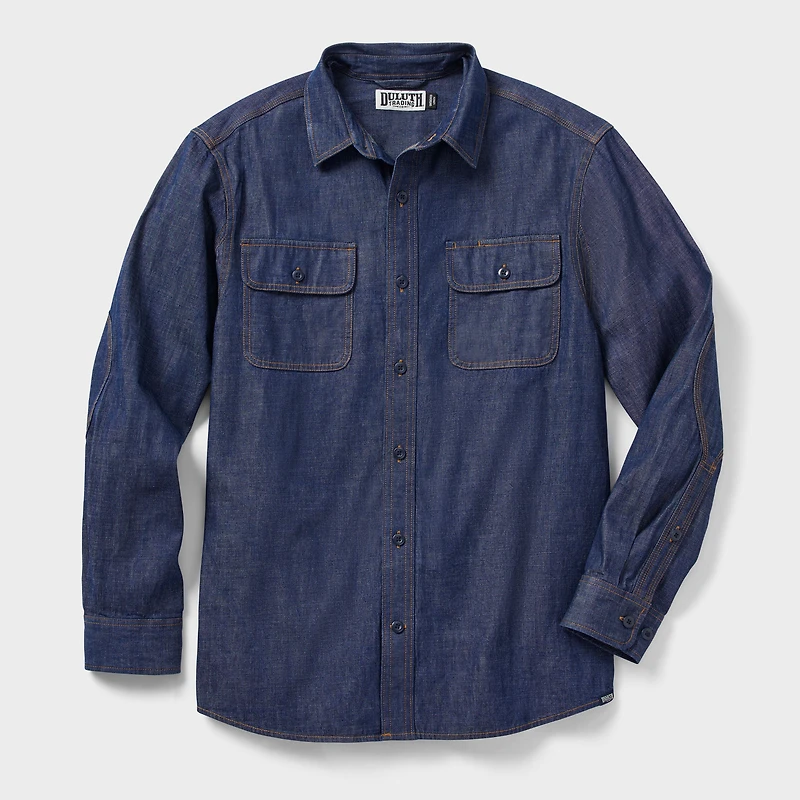 Men's Mid Weight Denim Relaxed Fit Shirt