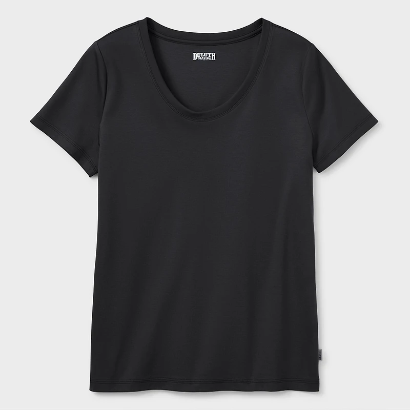 Women's SoftLoft Cotton Scoopneck Tee