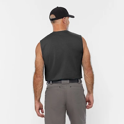 Men's Longtail T Standard Fit Sleeveless Pocket Crew