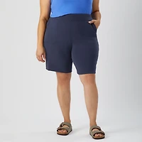 Women's Plus NoGA Naturale Pull-On 10" Shorts