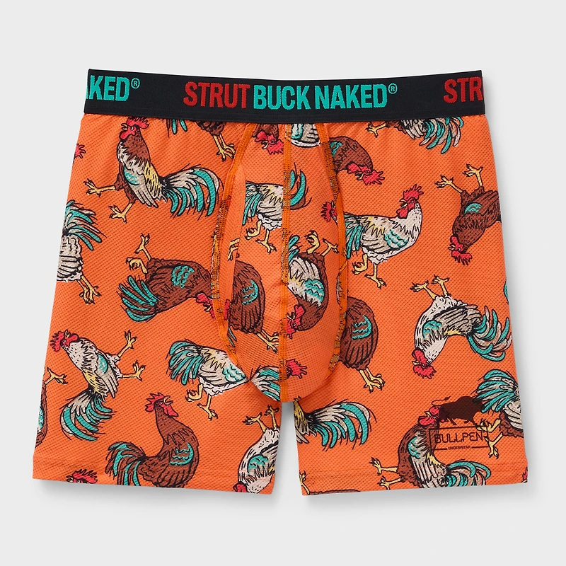 Men's Buck Naked Pattern Bullpen Boxer Briefs