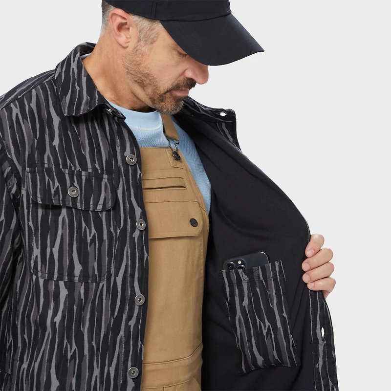 Men's Jersey-Lined Fire Hose Shirt Jac