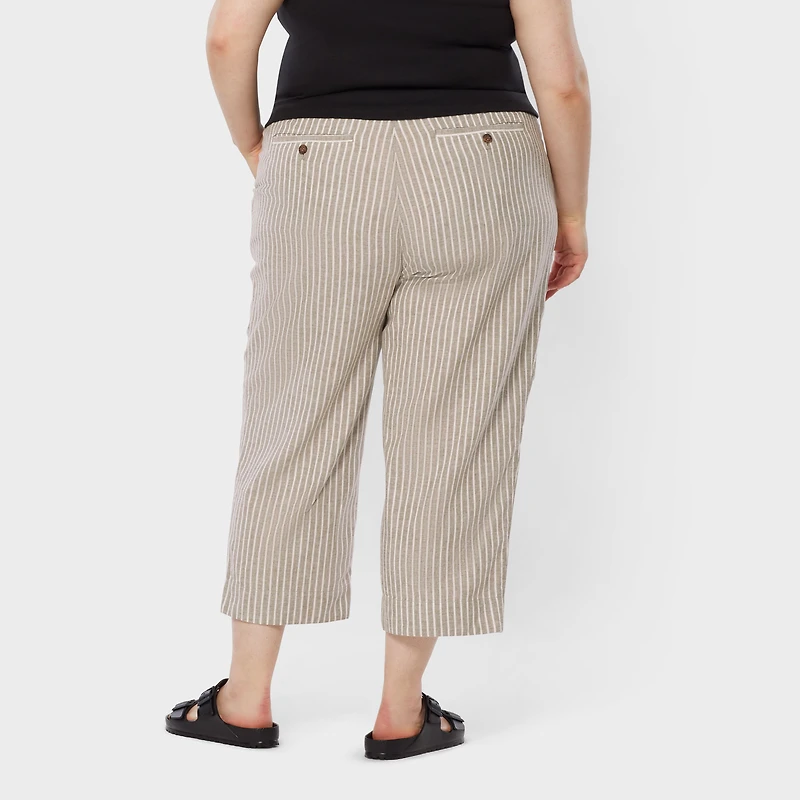 Women's Plus Overeasy Lightweight Hemp Capris