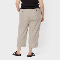 Women's Plus Overeasy Lightweight Hemp Capris