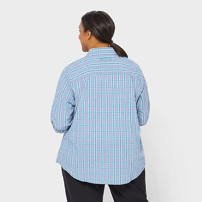 Women's Plus Armachillo Convertible Sleeve Shirt