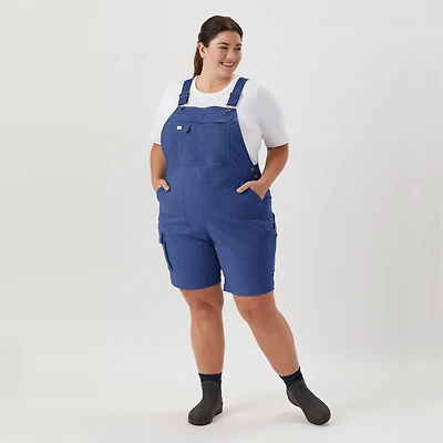 Women's Plus Heirloom Gardening Short Overalls
