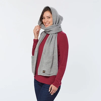 Hooded Scarf with Pockets