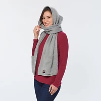 Hooded Scarf with Pockets