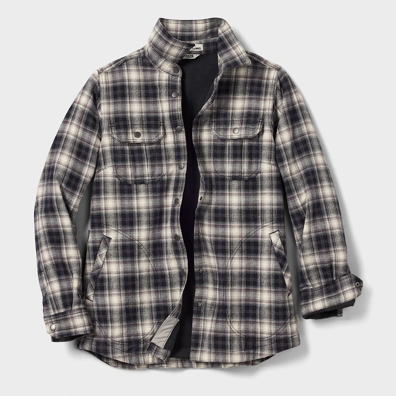Women's Plus Free Swingin' Lined Flannel Shirt Jac
